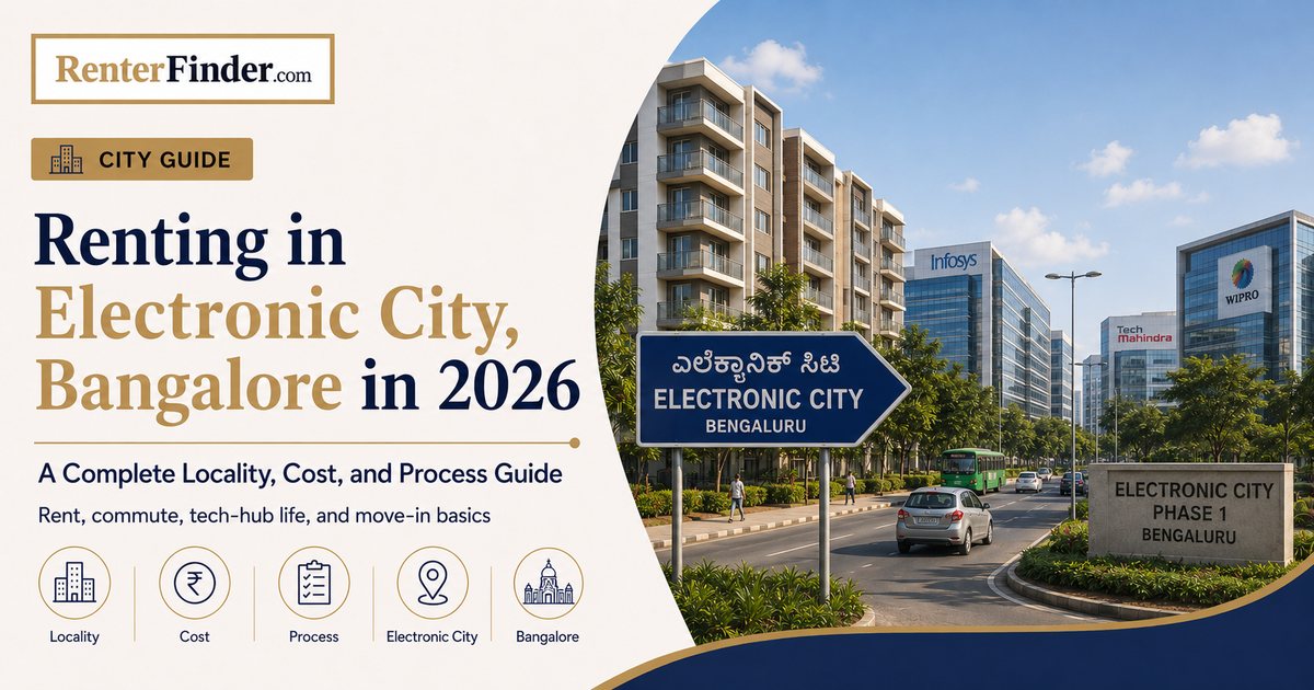 Electronic City Bangalore rental guide 2026 - Phase 1 vs Phase 2, Yellow Line metro connectivity, and how to find a flat without broker commission.