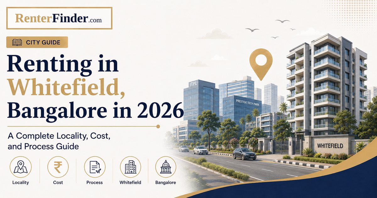 Whitefield Bangalore rental locality guide 2026 - IT professionals and families renting near ITPL, Kadugodi, Varthur and Brookefield.